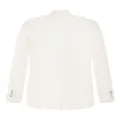 Versace double-breasted wool blazer - White
