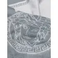 Versace Icon cashmere-silk fringed blanket - Grey