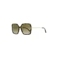 TOM FORD Eyewear Joanna butterfly-frame sunglasses - Brown