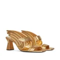 ETRO Pegaso quilted slingback sandals - Gold