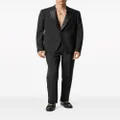 Versace pailette-embellished single-breasted blazer - Black