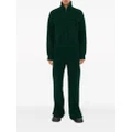 Burberry houndstooth-pattern track jacket - Green