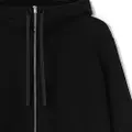 Jil Sander long-sleeve hooded jacket - Black