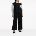 3.1 Phillip Lim stripe-panel cotton sweatshirt - Black