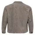 TOM FORD microsuede shirt jacket - Grey