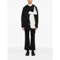 Yohji Yamamoto asymmetric hooded jacket - Black