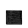 TOM FORD crocodile-effect leather wallet - Black