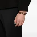 TOM FORD T-hinge leather bracelet - Brown