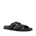 MSGM buckle-strap sandals - Black