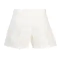 MSGM distressed belted cotton shorts - Neutrals