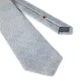 Brunello Cucinelli silk-jacquard tie - Grey