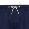 Brunello Cucinelli embroidered-logo swim shorts - Blue