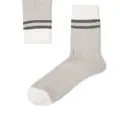 Brunello Cucinelli stripe-detail cotton socks - Neutrals