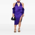 Michelle Mason silk wrap skirt - Purple