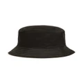 Bally logo-appliqué bucket hat - Black