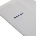 Bally logo-embroidered socks - White