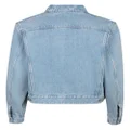 Bally spread-collar denim jacket - Blue