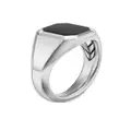 David Yurman sterling silver Streamline® black onyx signet ring