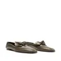 Alexandre Birman Clarita leather loafers - Green