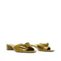 Alexandre Birman Maxi Clarita 45mm leather sandals - Green