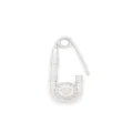 Versace Safety Pin drop earrings - Silver