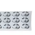 Fornasetti graphic-print rectangular tray - Grey