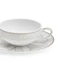 Christofle Malmaison Impériale porcelain coffee cup (set of two) - White