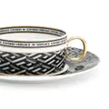 Versace x Rosenthal La Greca Signature tea cup and saucer - Black