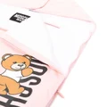 Moschino Kids Teddy Bear cotton sleeping bag - Pink