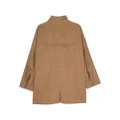Bimba y Lola cut-out trench coat - Brown