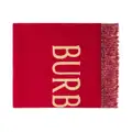 Burberry EKD cashmere blanket - Red