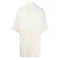 Lee Mathews high-low hem cotton shirt - Neutrals