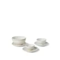 Brunello Cucinelli ceramic bruschetta set - White