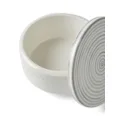 Brunello Cucinelli striped ceramic trinket box - White