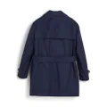 Brunello Cucinelli Kids gabardine-weave trench coat - Blue
