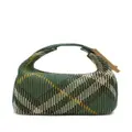 Burberry medium Peg check-pattern shoulder bag - Green