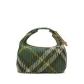 Burberry medium Peg check-pattern shoulder bag - Green