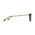 Burberry Eyewear checked cat-eye sunglasses - Black