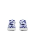 Burberry Box checked leather sneakers - Blue