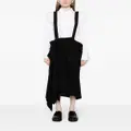 Yohji Yamamoto suspender maxi skirt - Black