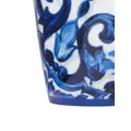 Dolce & Gabbana graphic-print porcelain mugs (set of two) - Blue