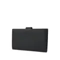 CHANEL Pre-Owned 2002 CC Long leather wallet - Black