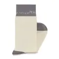 Marni intarsia-knit logo socks - White