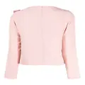 Paule Ka bow-detail long-sleeve blouse - Pink
