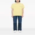 Calvin Klein logo-embroidered short-sleeve polo shirt - Yellow