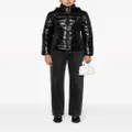 Calvin Klein glossy-finish quilted puffer jacket - Black