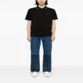 Calvin Klein logo-appliqué short-sleeve polo shirt - Black