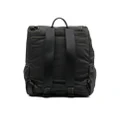 Calvin Klein Kids logo-patch canvas backpack - Black