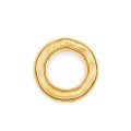 Jil Sander logo-engraved band ring - Gold