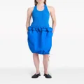 Proenza Schouler Hayley crinkled poplin skirt - Blue